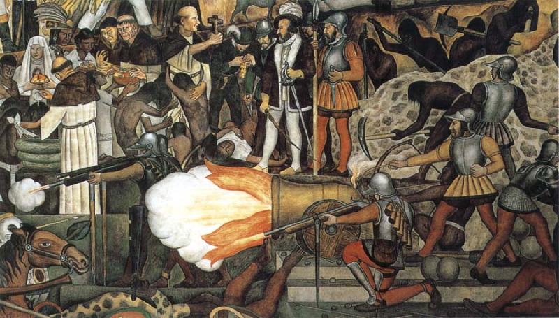Diego Rivera From Great Conquest to 1930 china oil painting image